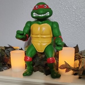 1989 Playmates Teenage Mutant Ninja Turtles Giant Size 12” Raphael